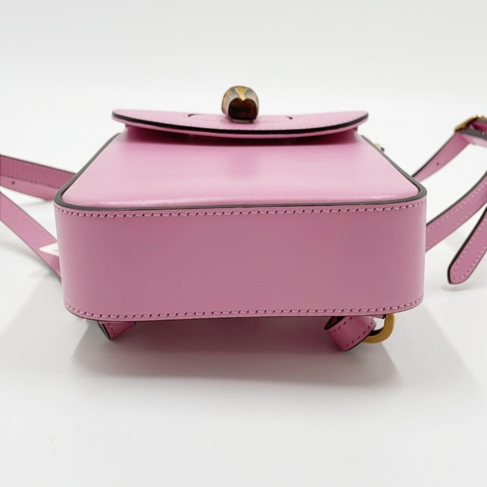 GUCCI Authentic Pink Bamboo Shoulder Bag - Picture 3 of 10